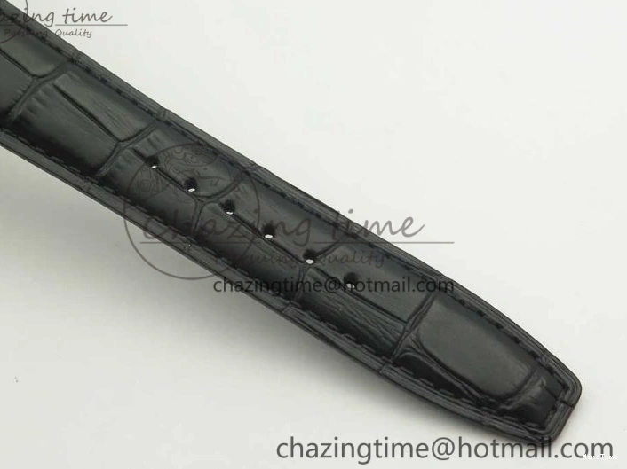 MIROTIME 0524 Sporty Portuguese Tourbillon IW5463 SS ZF Best Edition Black Dial on Black Leather Strap 7173